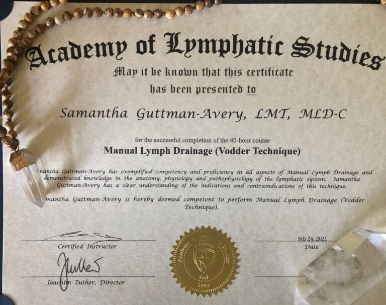 Manual Lymph Drainage Massage Los Angeles California